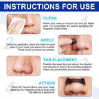 Magnetic Anti-Snoring Set, Skin Care Nasal Strips for Improving Night Sleep Quality, Nose Strips Breathing Sleep Aid Supplies for Men & Women, Can Fit Most People'S Nose Shape, Birthday Gift for Bf, Blue Kits