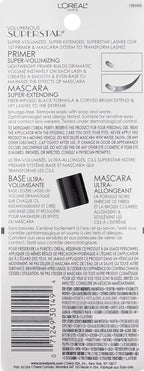 L’Oréal Paris Superstar Mascara Blackest Black, 12.7-Milliliters