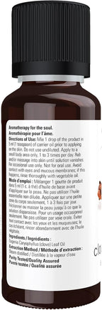 Essential Oils, Clove Oil, Balancing Aromatherapy Scent, Steam Distilled, 100% Pure, Vegan, Child Resistant Cap, 30Ml