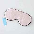 100% Silk Sleep Mask Comfortable,Super Soft Blindfold Eye Mask Block Light for Sleeping,Shift Work,Naps,Travel,Yoga with Adjustable Strap (Pink)