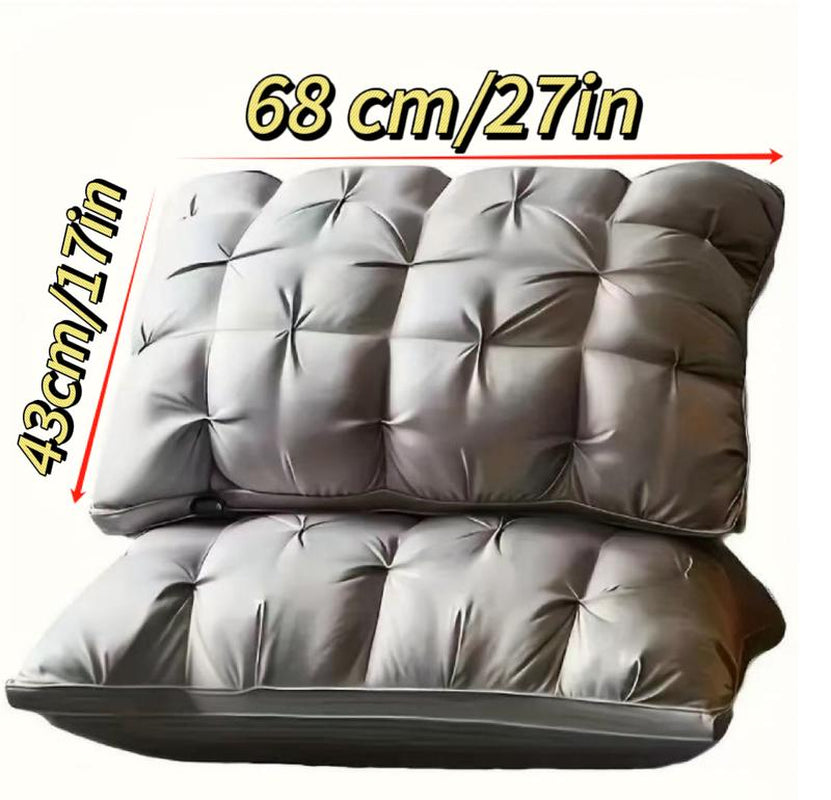 5-Star Hotel Luxury Style Pillows, 19×29 Inch 990G, Ultra-Soft and Fluffy Pillow Core Usable in All Seasons, Deep Sleep Neck Support, Hypoallergenic Polyester Fiber Pillowcase, Suitable for Side Sleeping, Supine Sleeping, Prone Sleeping