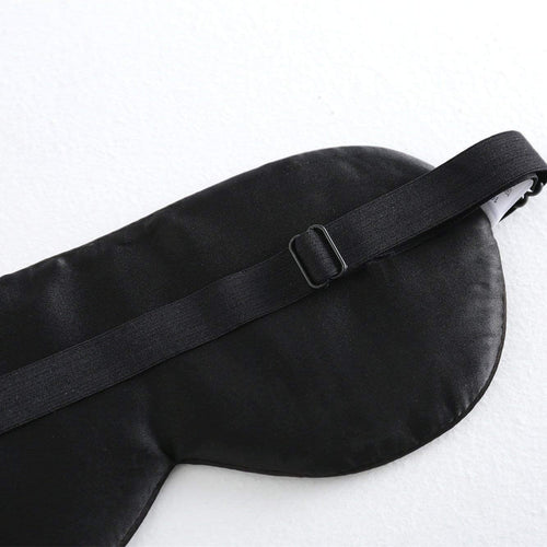 100% Silk Sleep Mask Comfortable,Super Soft Blindfold Eye Mask Block Light for Sleeping,Shift Work,Naps,Travel,Yoga with Adjustable Strap (Pink)