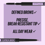 New York Brow Ultra Slim Defining Eyebrow Pencil, Soft Brown, 0.003 Oz (Packaging May Vary)