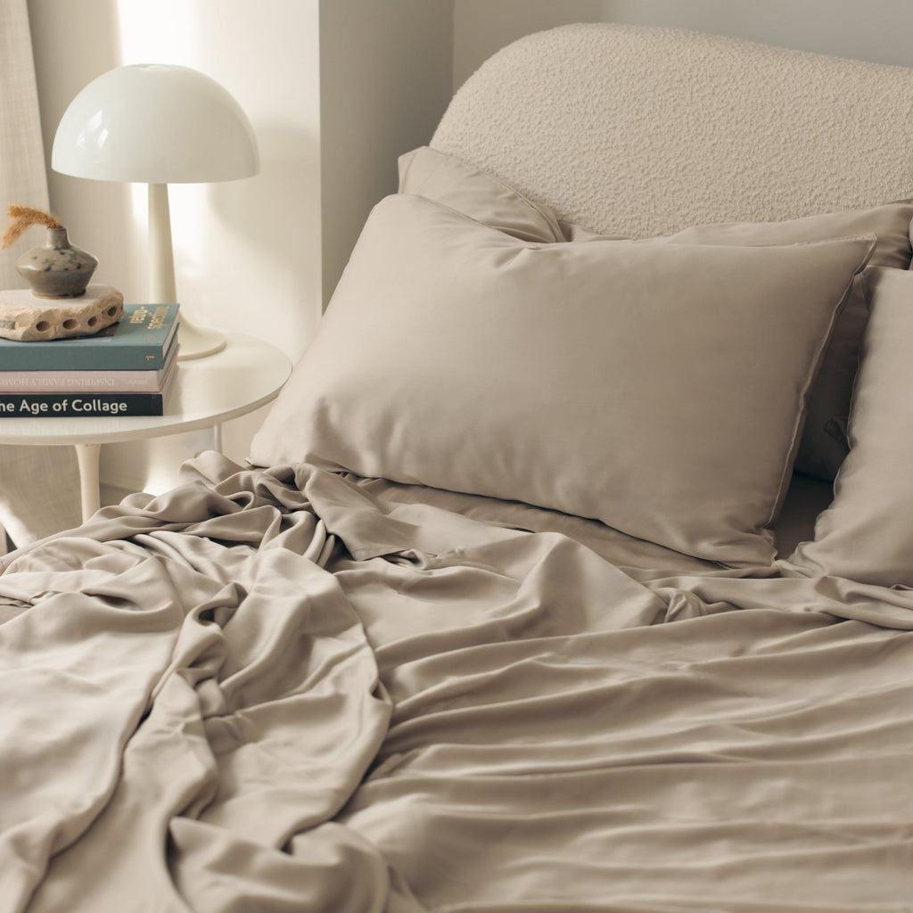 Organic Bamboo Sateen Bed Sheet Set