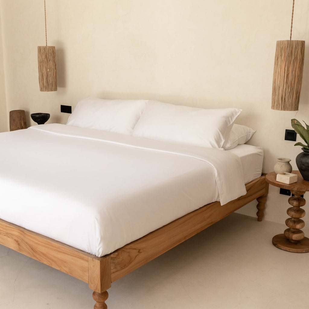 Organic Bamboo Sateen Bed Sheet Set