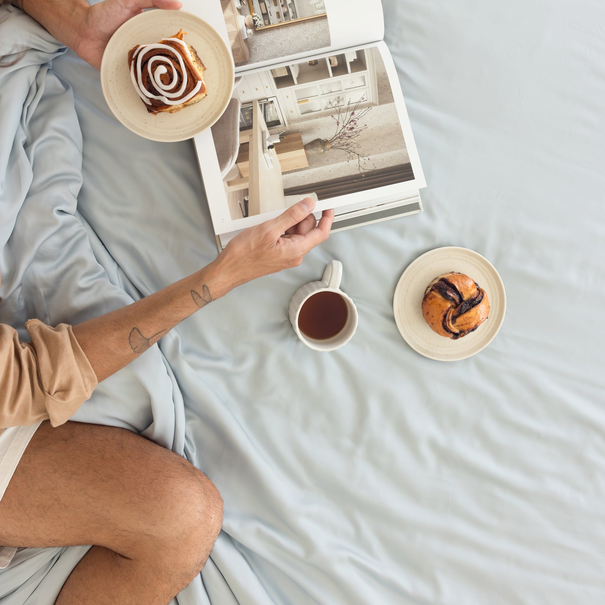 Organic Bamboo Sateen Bed Sheet Set