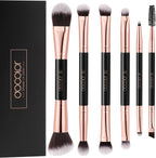 Makeup Brushes 6Pieces Double Sided Makeup Brushes Set Professional Foundation Eyeshadow Travel Make up Brushes Kits