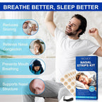 Magnetic Anti-Snoring Set, Skin Care Nasal Strips for Improving Night Sleep Quality, Nose Strips Breathing Sleep Aid Supplies for Men & Women, Can Fit Most People'S Nose Shape, Birthday Gift for Bf, Blue Kits