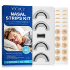 Magnetic Anti-Snoring Set, Skin Care Nasal Strips for Improving Night Sleep Quality, Nose Strips Breathing Sleep Aid Supplies for Men & Women, Can Fit Most People'S Nose Shape, Birthday Gift for Bf, Blue Kits