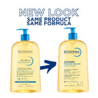 Bioderma Atoderm Shower-Oil, Cleansing-Oil for Face & Body, urishing Cleansing Oil for Dry to Atopic Sensitive Skin for Softer & Smooth Skin for Your Whole Family